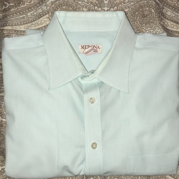 Merona Men’s Button Down Dress Shirt Size Large - Picture 8 of 8